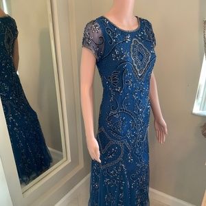 Pisarro Nights Beaded and Embellished Gown